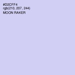 #D2CFF4 - Moon Raker Color Image